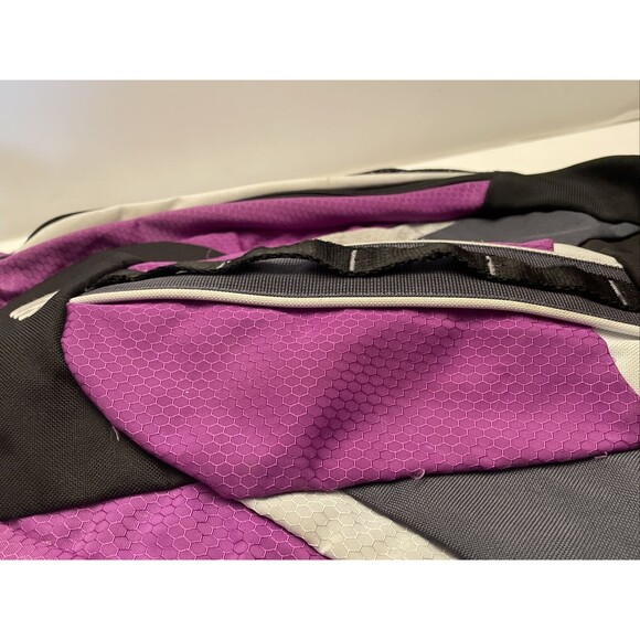 Adidas Backpack Purple amd Grey With Computer / iPad Slot - Picture 4 of 12